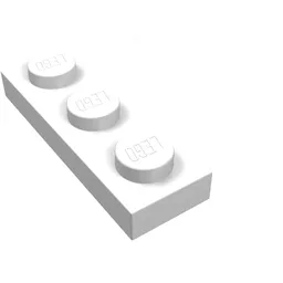 Wedge Plate 3 x 2 Left / White