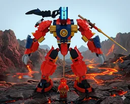 Kai's Elemental Firewolf mech