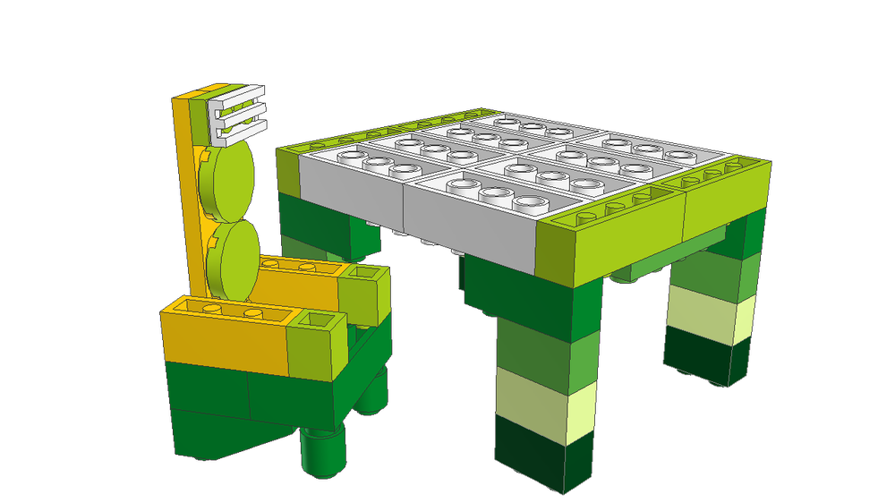Lego 11005 Office Desk (RPC MOC 8/18)