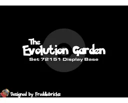The Evolution Garden - Set 72151 Display Base