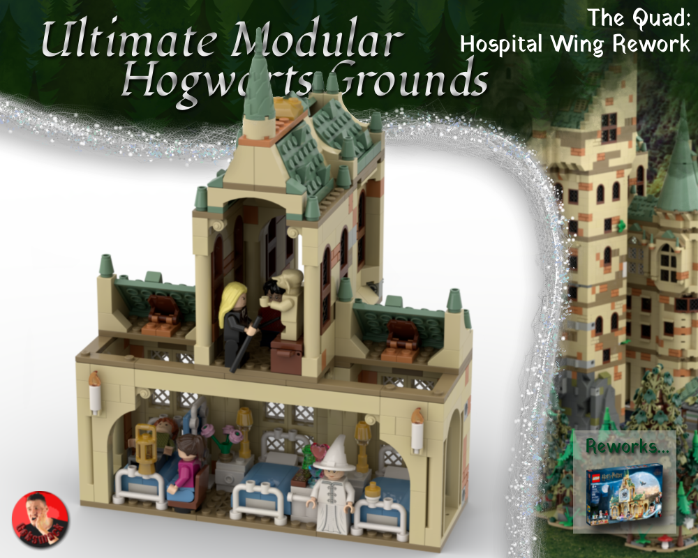 Lego HP Modular - Hospital Wing Rework