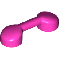 Lego Bar 1 x 3 (Radio Handle, Phone Handset) / Dark Pink