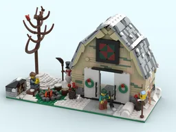 Winter Quilt Barn (Winter Village