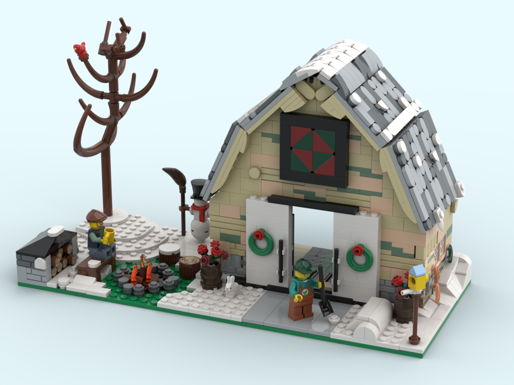 Lego Winter Quilt Barn (Winter Village