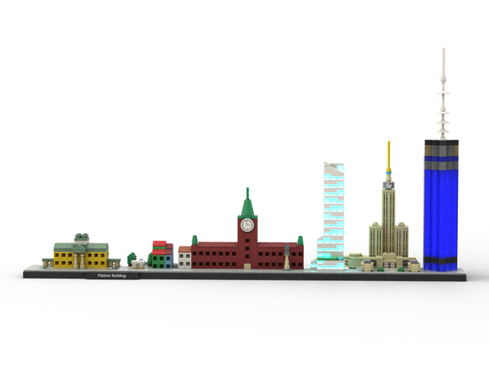 Lego Warsaw City Skyline