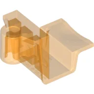 Equipment Bracket 4 x 2 x 2 No Studs with Axle Hole / Trans-Orange