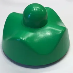 Primo Stacking Base Round Wavy Small, One Top Stud / Green