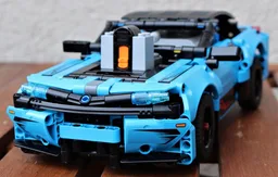 42098 Blue Car RC + Front Light