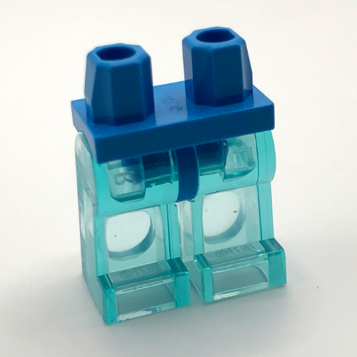 Lego Hips and Trans-Light Blue Legs / Dark Azure