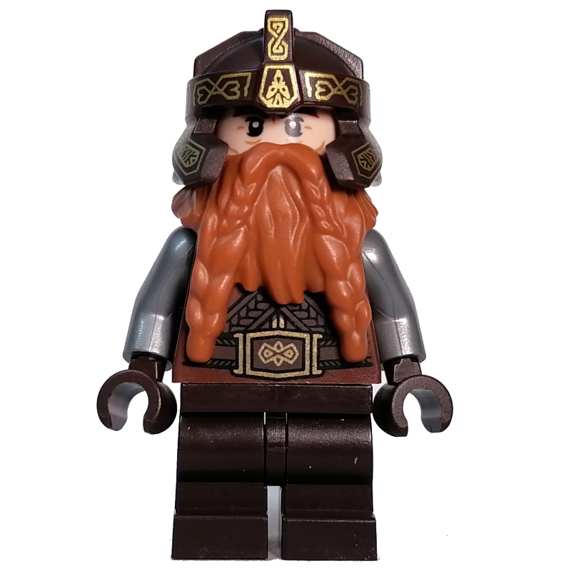 Lego Gimli - Dark Brown Helmet