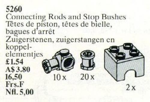 Lego Connecting Rods and Stop Bushes