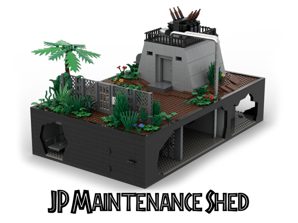 Lego JP Maintenance Shed (Full Version)