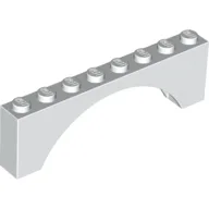 Brick Arch 1 x 8 x 2 / White