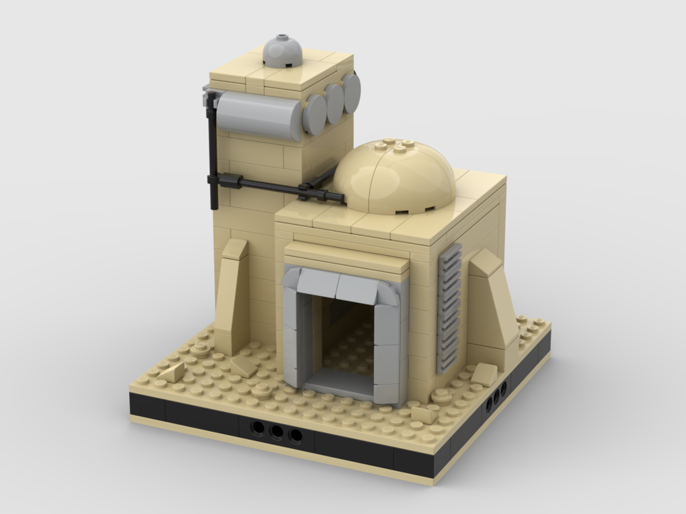 Lego Desert House #17 for a Modular Space desert village