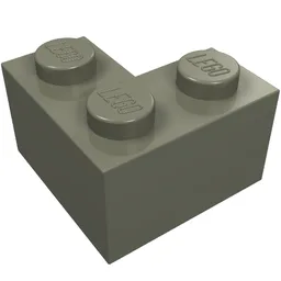 Brick 2 x 2 Corner / Dark Gray