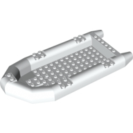 Lego Boat / Rubber Raft / Dinghy, Large 22 x 10 x 3 / White