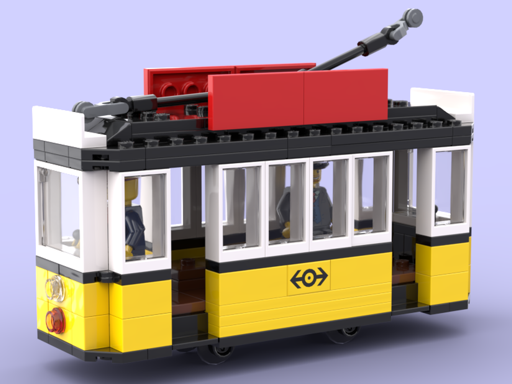 Lego Vintage Tram 1920s Berlin Street Car Narrow Gauge