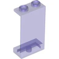 Panel 1 x 2 x 3 [Hollow Studs] / Trans-Purple