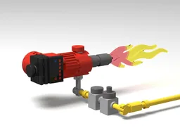 Industrial gas burner