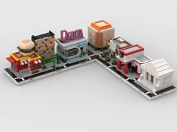 Mini Modular City Extension 1.1 | build from 7 MOCs