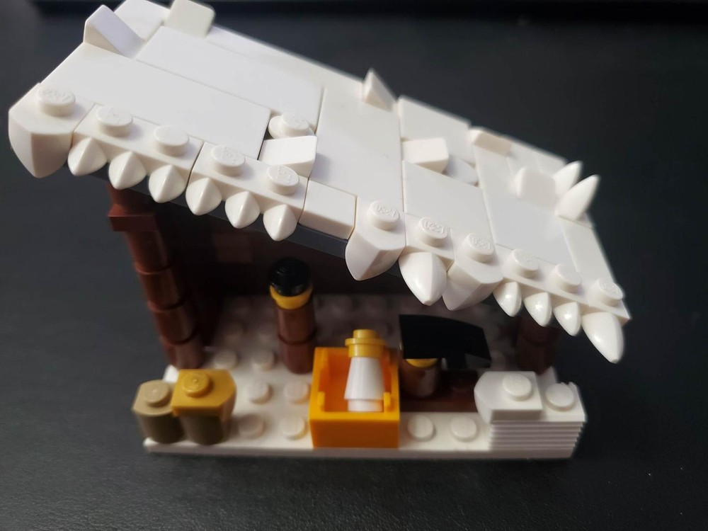 Lego Micro Nativity Manger Scene