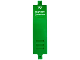 Technic, Panel Curved 3 x 13 with White 'CoreWeave', 'cognizant' and 'Bombadier' Logos Pattern (Sticker) - Set 42240