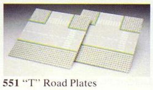 Lego T Road Plates