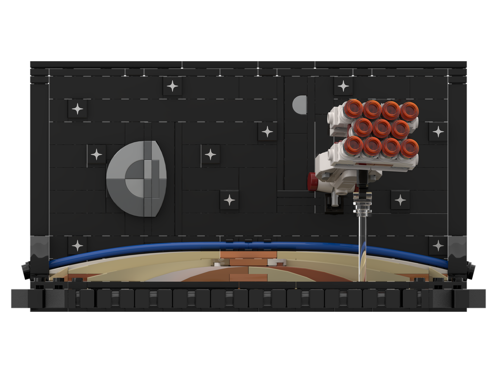 Lego A New Hope Opening Scene Diorama