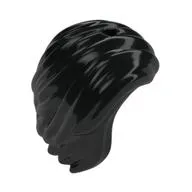 Hair Swept to Right, Rubber / Black
