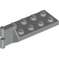 Lego Hinge Plate 2 x 4 with Articulated Joint - Male / Light Gray