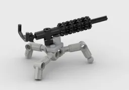 Hiram Maxim’s Heavy Machine Gun Minifigure scale