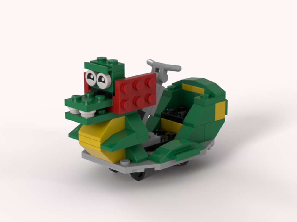 Lego Build Inst. LEGO SET 3850070-1 - Dragon Coaster (Ollie) Build instructions