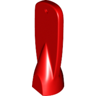 Lego Equipment Oar / Paddle End / Red