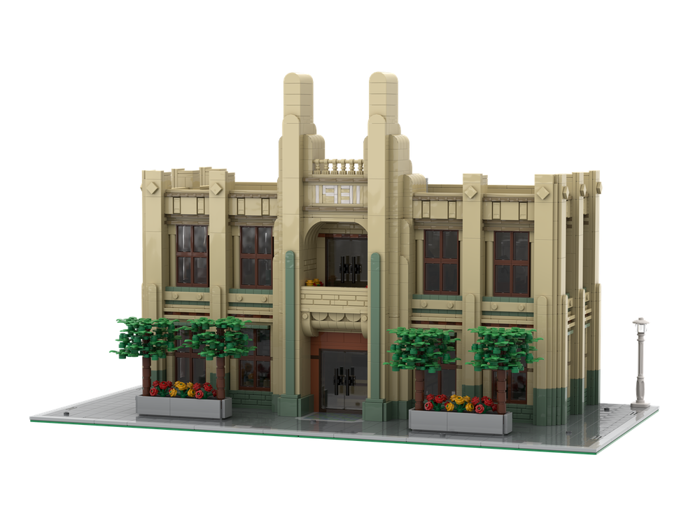 Lego City Times Building