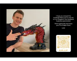 Fire Dragon Bust - inspired