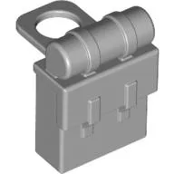 Minifig Neckwear Backpack Non-Opening / Light Bluish Gray