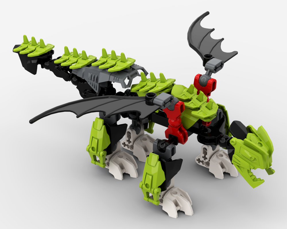 Lego Bionicle Emerald Dragon