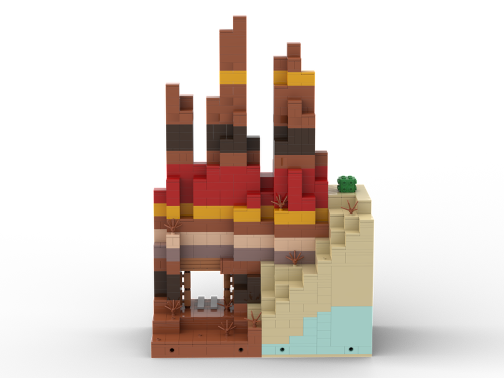 Lego Minecraft Mesa Badlands