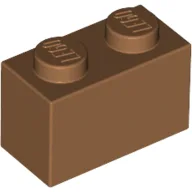 Brick 1 x 2 / Medium Nougat
