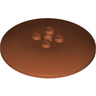 Dish 6 x 6 Inverted (Radar) with Solid Studs / Dark Orange