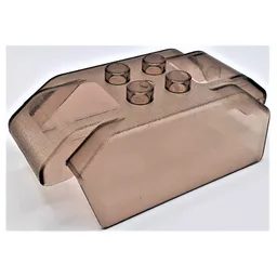 Duplo Train Passenger Car Canopy / Trans-Brown