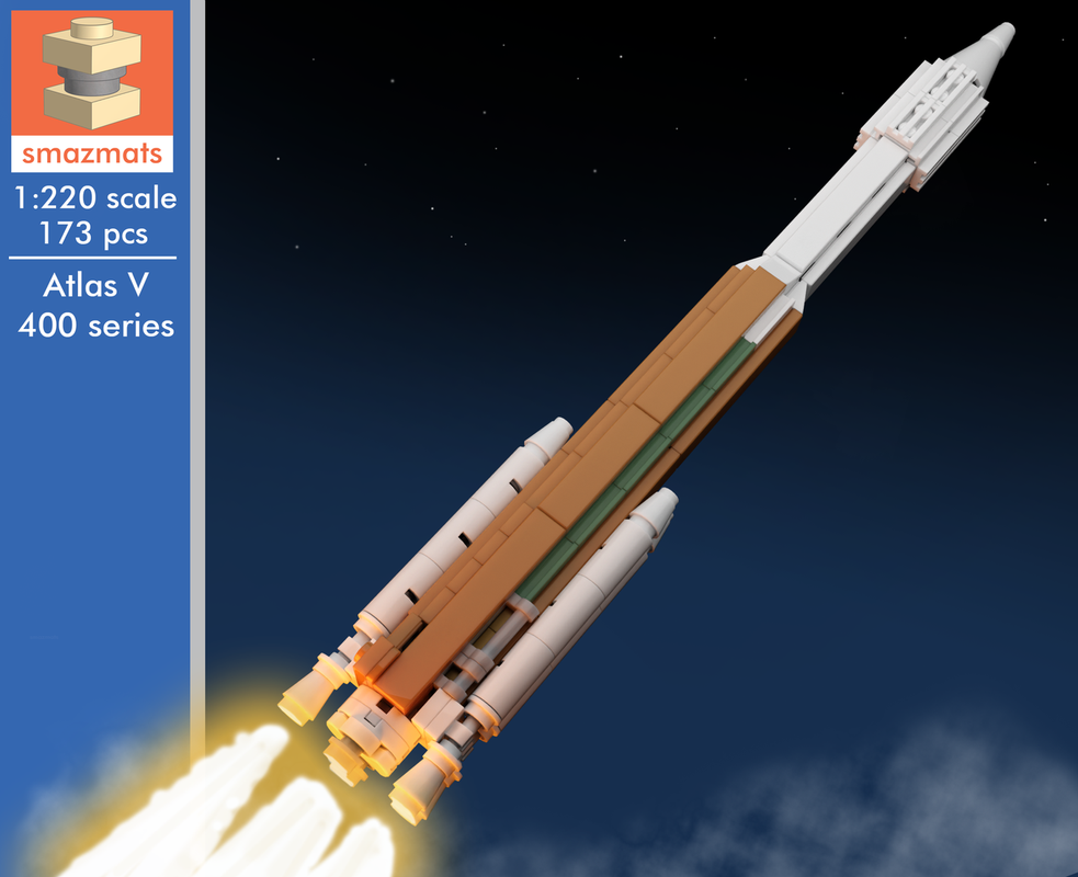 Lego Atlas V 400 Series [1:220 scale]