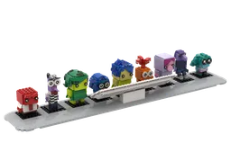 Inside Out Control Console for Brickheadz Display