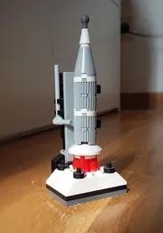 Cute Rocket on Launch Pad