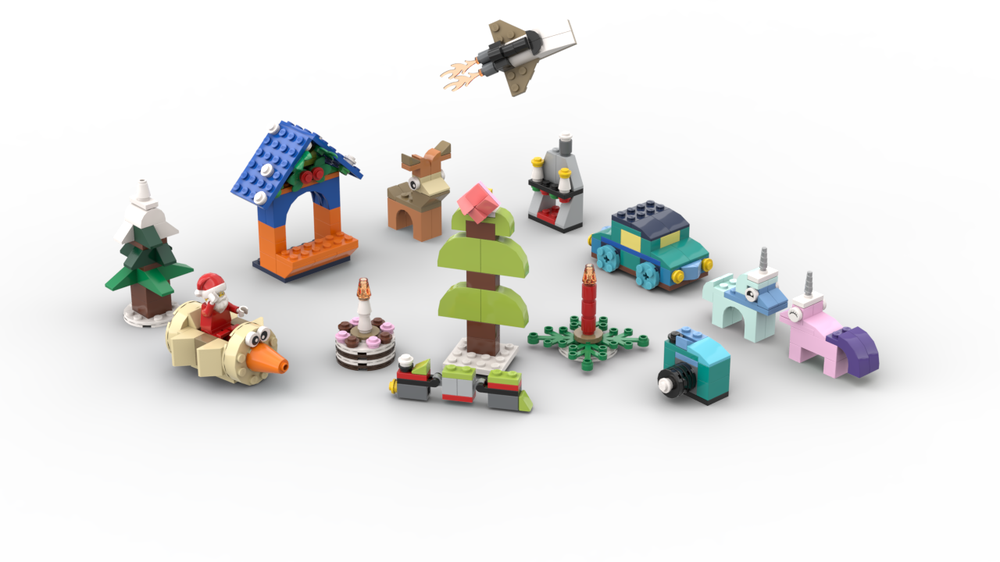 Lego 11011 Advent calendar mini