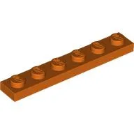 Plate 1 x 6 / Reddish Orange