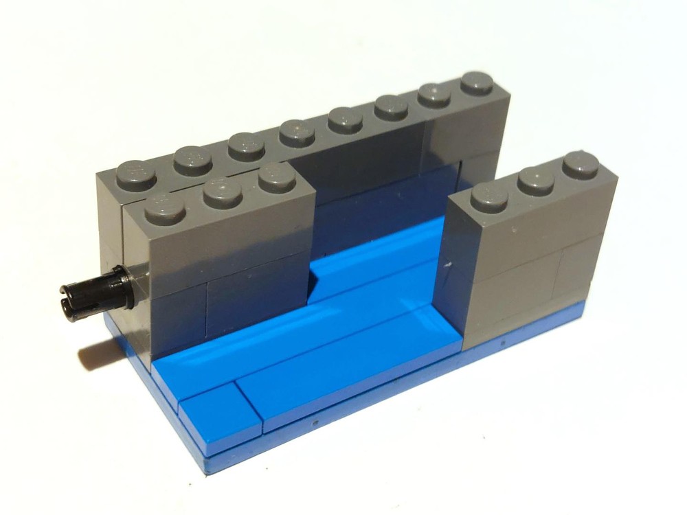 Lego Canal Module 1 to 2 wall converter