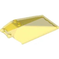 Windscreen 8 x 4 x 2 with Handle and 2 Studs [Solid Studs] [Plain] / Trans-Yellow