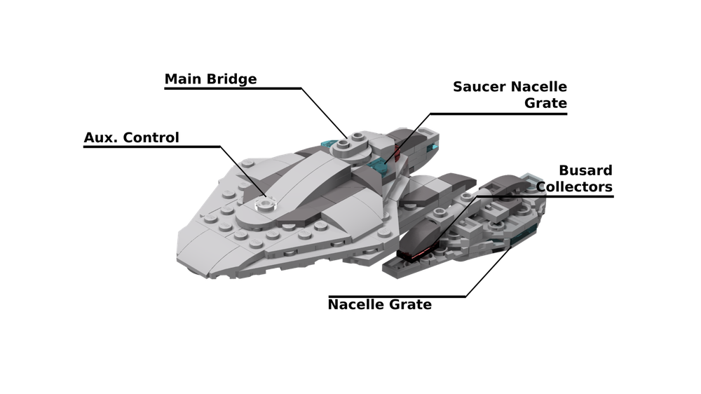Lego Expedition-Class USS Beagle Adaptive Long-Term Research Explorer