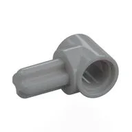 Technic Pin Connector Hub with 1 Axle / Dark Azure